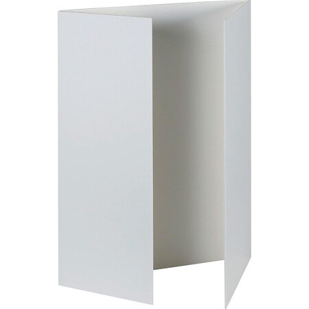 Pacon Presentation Foam Board, Tri-fold, 48"x36", 6/CT, White PAC38636
